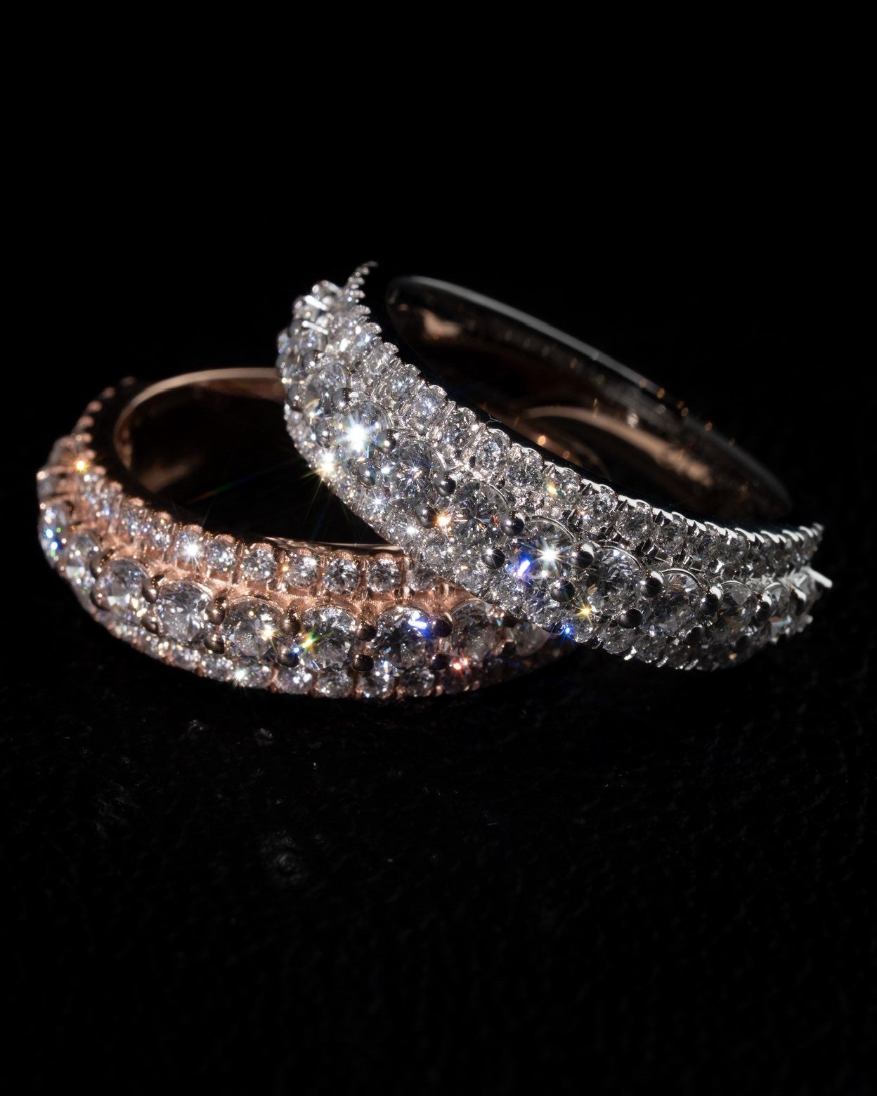 9 Carat Half band “Eternity” ring - VVS